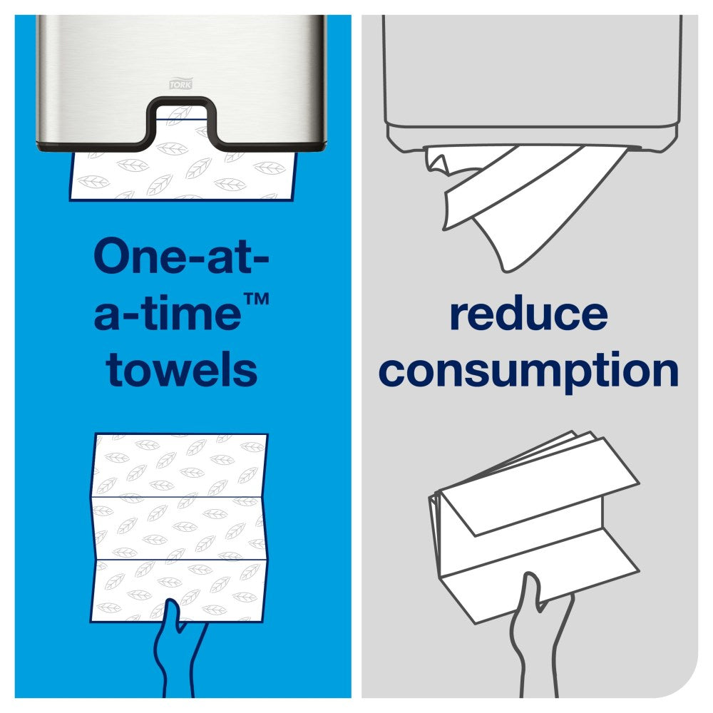 H2 Premium Soft Xpress® Multifold Paper Hand Towel, 3-Panel, 2-Ply, Wh