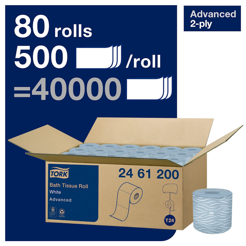24 61 200 Advanced Bathroom Tissue 2-Ply 500s (80/cs)