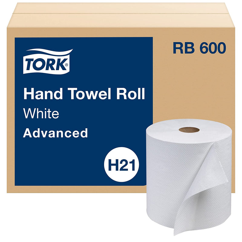 RB 600 H21 Advanced Hand Towel Roll - White 1-Ply 600' (12/cs)