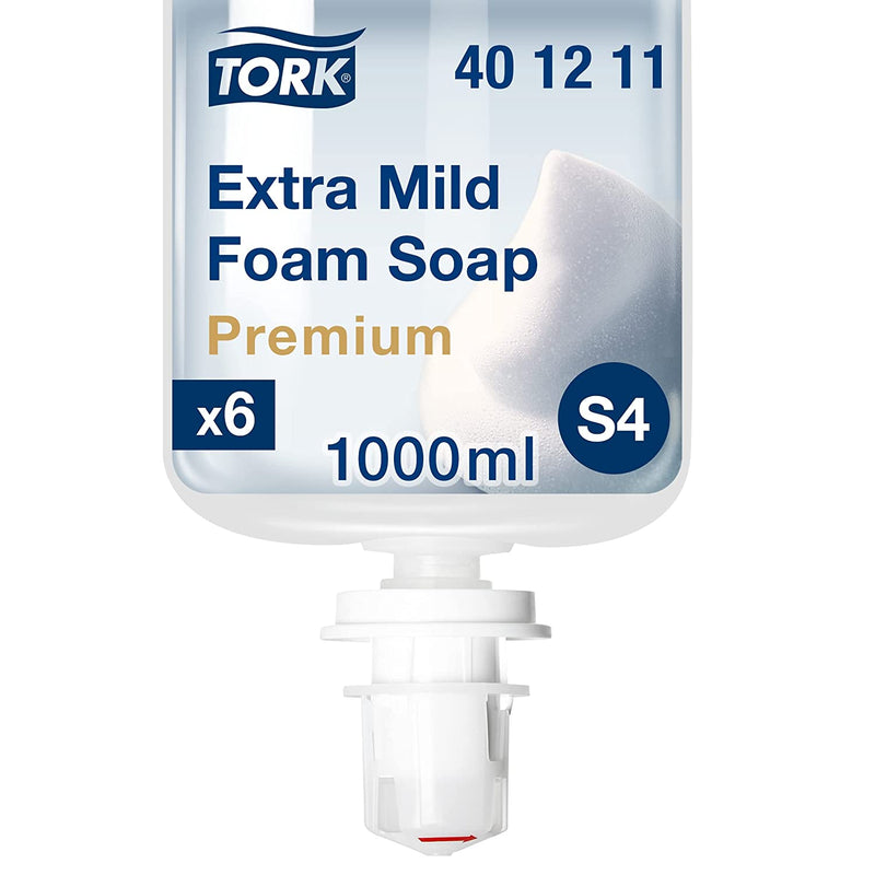 40 10 211 S4 Extra-Mild Premium Foam Soap - No Added Fragrance 1L (6/cs)