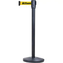 Free-Standing Crowd Control Barrier, Steel, 35" H, Yellow Tape, 7' Tape Length (SDN307)