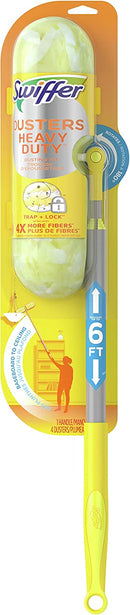 Ensemble de dépoussiérage robuste Swiffer® 1 manche + 4 recharges