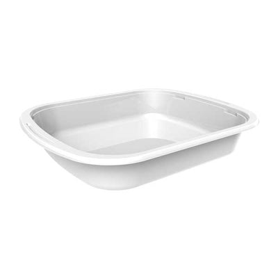 TIL-30N Forno Ivory CPET Large Portion Container 42oz 9.54" x 7.87" x 1.57 (150/cs)